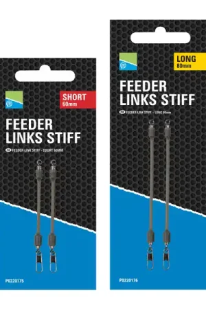 Livraison Express Preston Feeder Links Stiff (2 Pièces)