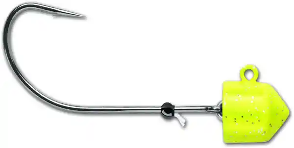 Têtes plombées VMC Swingin Ned Rig Chartreuse Jighead (3 pcs) Nouvelle Collection