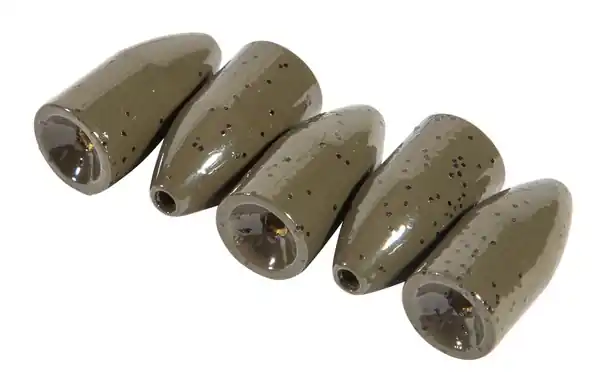 Achat Immédiat Plombs balle Ultimate Brass Bullet Weight Green Pumpkin (4-6pcs)