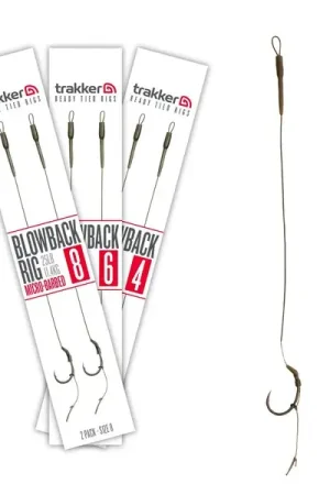 Produit De Marque Trakker Blowback Rig Micro Barbed 25lb/11.4kg (2 Pièces)