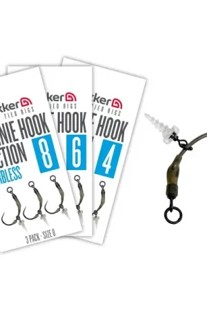 Trakker Ronnie Hook Section Barbless (3 Pièces) Authentique