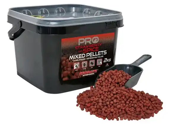 Prix Bas Pellets d’Amorçage Starbaits ProBiotic Pro Strawberry Spice Mixed 2kg