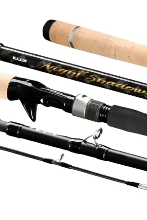 Populaire Canne Casting Illex Night Shadows B 250 XXH The Wild Dog 2.5m (180-200g)
