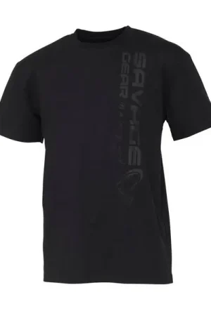 Acheter En Ligne T-Shirt Savage Gear Vertical Logo Tee Black