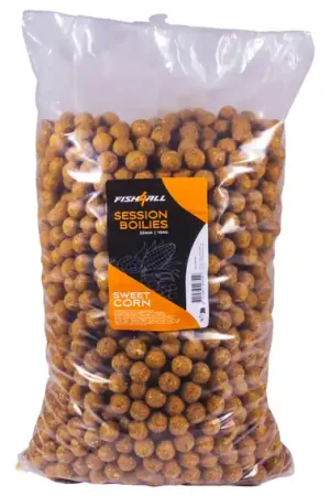 Meilleure Vente Bouillettes Fish4All Session Boilies Sweetcorn 20mm (10kg)
