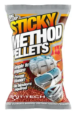 Bon Marché Bait-Tech Sticky Method Pellets Micro 2mm (800g)