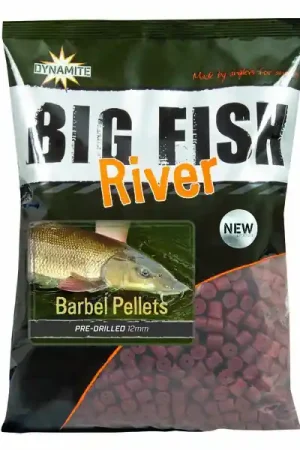Pellets Pré-Percés Dynamite Baits Big Fish River Barbel – 1,8kg Prix Cassé