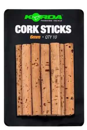 Usine Directe Korda Cork Sticks Kurkstaafjes 6mm (10pcs)