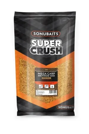 Amorce Sonubaits Supercrush Mega Carp Method Mix Original (2kg) Vente Directe