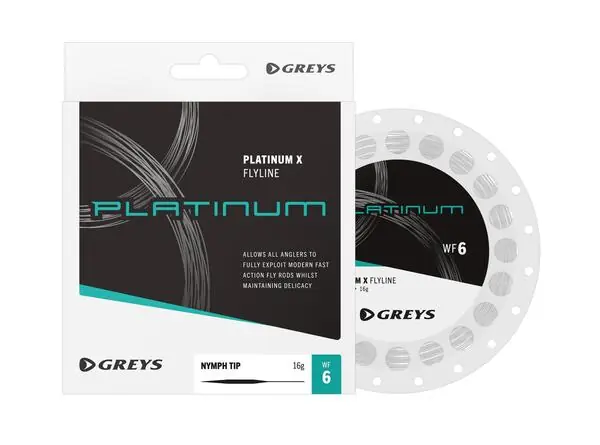 Soie de Mouche Greys Platinum X Nymph Tip (105ft) Expédié Aujourd'hui