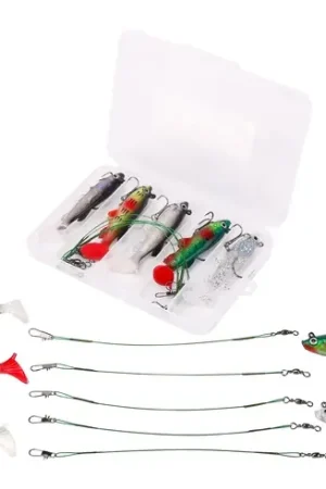 Boîte Swimbait & Bas de ligne Fish4All Box 4 8cm (14g) (5 pièces) Paiement Sécurisé
