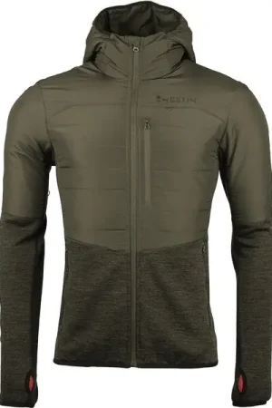 Veste de Pêche Westin Thermo Knit Jacket Beluga Green Offre Du Jour