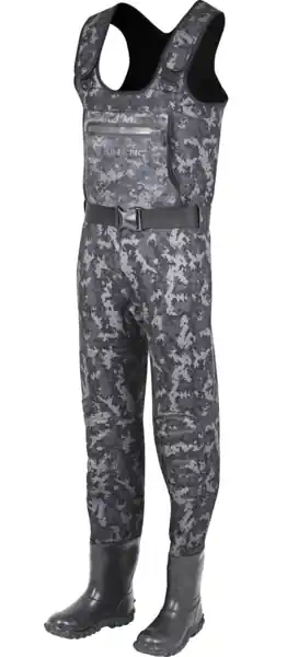 Prix Réduit Waders Kinetic Neorush Bootfoot Cleated Grey Camo