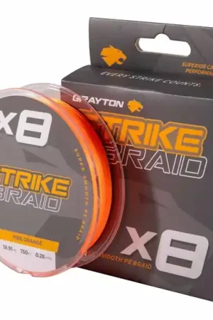 Tresse de pêche Grayton Strike (150m) Dernier Modèle