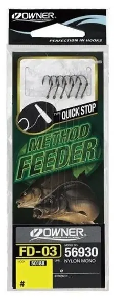 Bas de ligne feeder Owner 56930-FD03 QuickSt (10cm) (6 pièces) Achat Immédiat