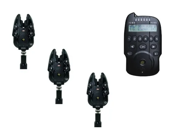 Détecteurs de touches Wolf ICON Qi 3 Rod Beet Detector & HUBB Receiver 3+1 Set Must-Have