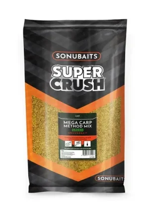 Amorce Sonubaits Supercrush Mega Carp Method Mix Vert (2kg) Usine Directe