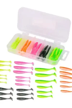Kit Fish4All Mini Soft Shad 32 & 42mm (30 Pièces) Usine Directe