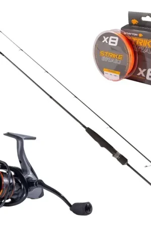 Set spinning Grayton Prey Ultra Light 1.80m (2-8g) Haute Qualité