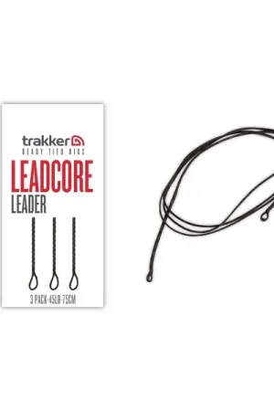 Trakker Leadcore Leader 45lb (75cm) (3 Pièces) Offre Du Jour