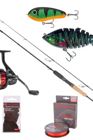 Top Vente Ensemble spinning Ultimate Clever Jerkbait 1.80m (40-90g)