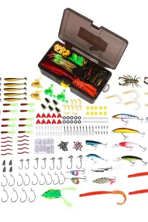 Dernier Modèle Coffret multi-leurres Fish4All durs, souples et métalliques (348pcs)