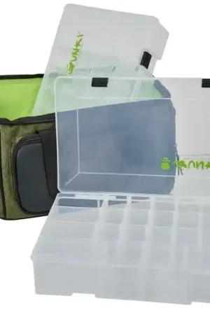 Marque Fourre-tout Gunki Overtake Box Bag Pike (2 boîtes de pêche incluses)