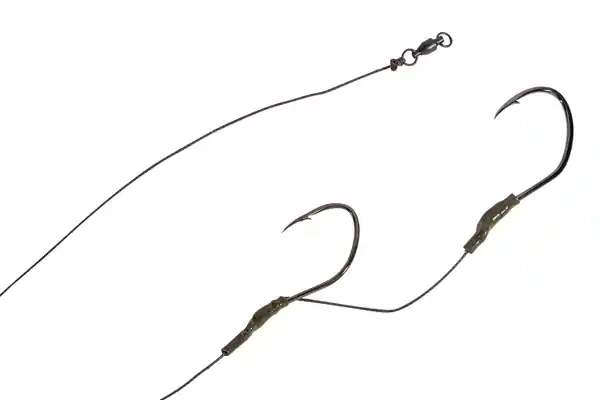 Vente Flash Bas de ligne Silure Ultimate Catfish Rig Double Hook # 6/0 + 8/0