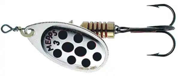 Commande En Gros Cuillère Mepps Aglia Spinner Argent/Noir