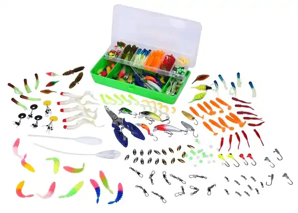 Boîte de leurres pour la truite Fish4All Trout Lure Box (151pcs) Haute Qualité