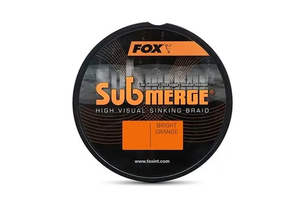 Tresse coulante Fox Submerge Orange Sinking Braid (600m) Achat Immédiat