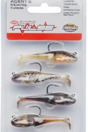Affaire À Saisir Berkley Pulse Agent E Softbait 4-Pack 5.5cm (10g)