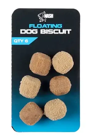 Vente Directe Appâts flottants Nash Floating Dog Biscuit (6 pcs)