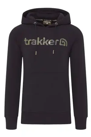 Pull Trakker CR Logo Hoody Black Camo Pas Cher