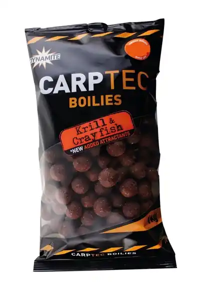 Bouillettes Dynamite Baits Carptec Krill & Crayfish Boilies (1.8kg) Meilleur Choix