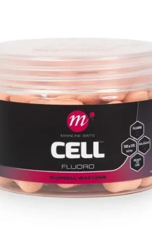 Mainline Cell Fluoro Dumbell Wafters (12x15mm) Nouveauté