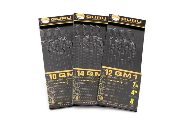Bas de ligne coup Guru QM1 Speedstop Ready Rigs 10cm (8 pcs) Bon Marché