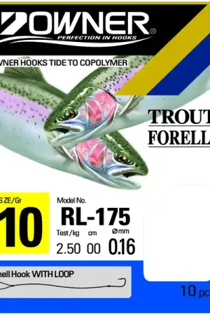 Fil pour truite Owner RL-175 (1.50m) (10 pièces) Réduction