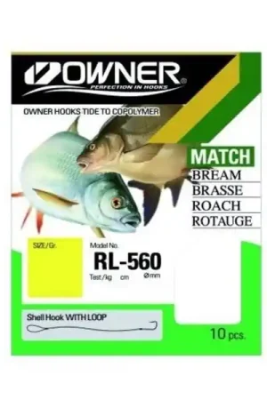 Acheter En Ligne Owner RL560 Bas de Ligne Poissons Blancs (10 pièces) (70cm)