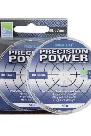 Preston Reflo Precision Power Nylon Pêche au coup 50m Dernier Modèle