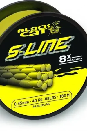Commander Maintenant Tresse Black Cat S-Line 0,45mm Yellow 180m