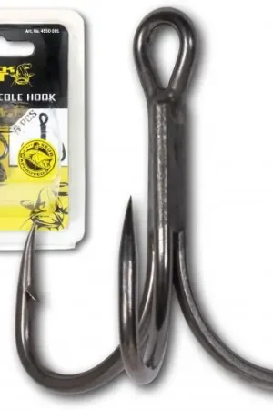 Hameçons triples Black Cat Curved Point DG (5 pcs) Dernière Chance