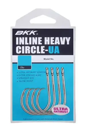Hameçons BKK UA Inline Heavy Circle Authentique