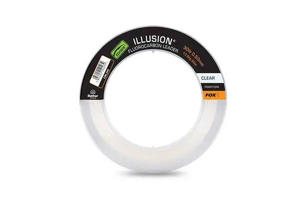 Authentique Fox Illusion Fluorocarbon Leader Clear (50m)