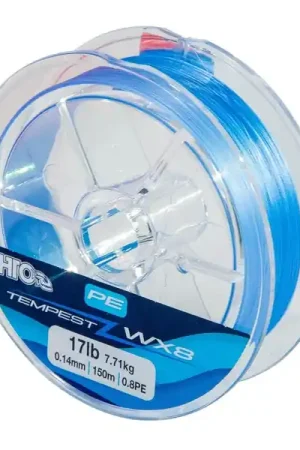 Tresse HTO Tempest WX8 Bleue (150m) Expédition Rapide