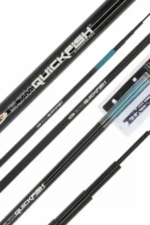Canne au coup NGT Quickfish Combo Elasticated Pole 5.7m (Avec ligne montée & Dégorgeoir) Bon Plan