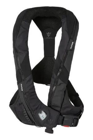 Gilet de sauvetage auto gonflable Baltic Poseidon 150N Noir (40-120kg) Nouvel Arrivage