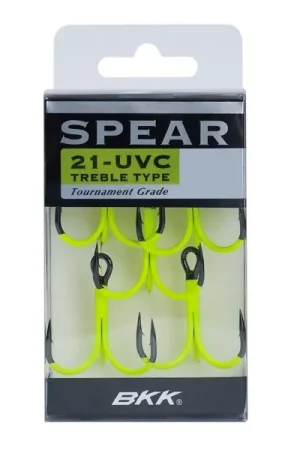Hameçons triples BKK Spear -21 UVC Citrix Certifié