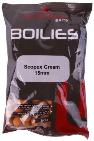 Bouillettes Ultimate Baits Boilies 15mm 1kg Petit Prix