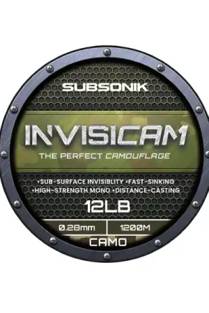 Remise Fil Carpe Sonik Subsonik Invisicam 1200m